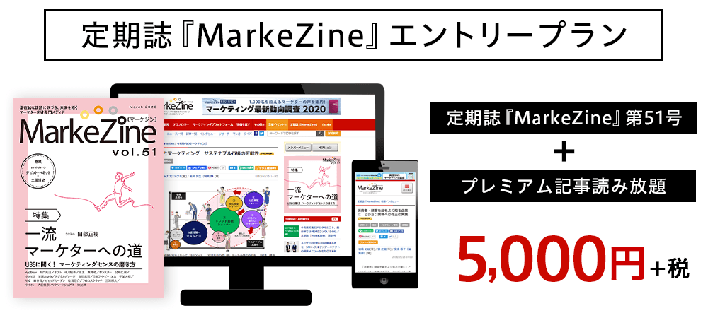 定期誌『MarkeZine』エントリープラン