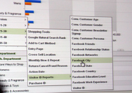 アクセス解析ツール「SiteCatalyst」上でFacebookの属性データが閲覧可能に