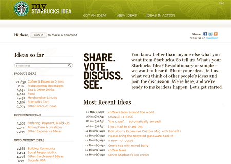【図表6】My Starbucks Idea