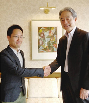 電通レイザーフィッシュ代表取締役 得丸英俊氏と