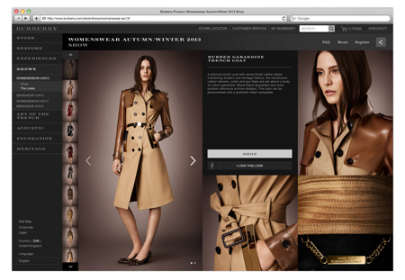 Runway Made To Orderの取り組みではECサイトでの購入が可能