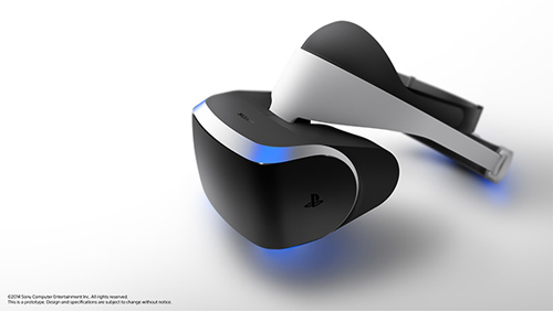 「Project Morpheus」は、バイザースタイルのMorpheusのヘッドマウントユニットを頭部に被ると、プレイヤーの眼前に迫力のある広大な3D空間が出現する