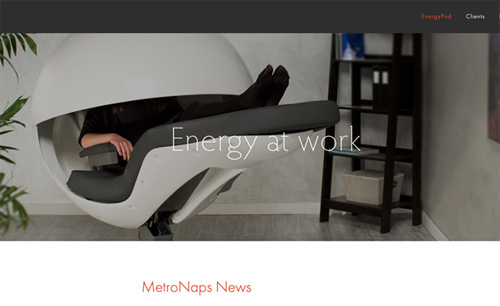 MetroNaps のWebサイトより http://www.metronaps.com/