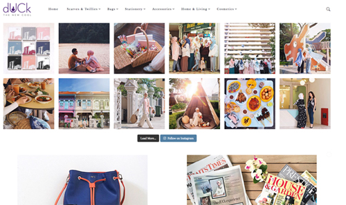dUCkのWeb サイトhttp://duckscarves.com/
