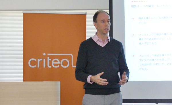 CRITEO株式会社 アナリティクス&インサイト部門統括責任者 バイス・プレジデント ジェイセン・グレスピー氏