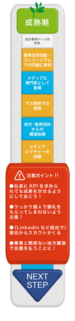 成熟期のロードマップ