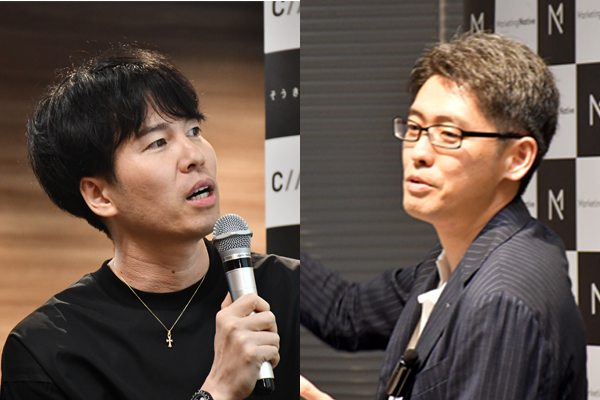 トランスコスモス 取締役 上席常務執行役員兼CMO 佐藤俊介氏 インサイトフォース 代表取締役 山口義宏氏