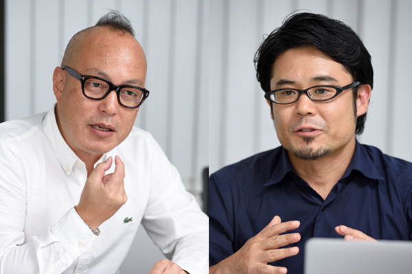 （左）SOOTH株式会社 Vice President CDO 吉澤貴幸氏（右）同社 Creative／Producer 川瀬毅氏