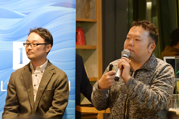 (左)ニールセンシンガポール 辻本悟史氏(右)Facebook Japan マーケティングサイエンス ノースイーストアジア統括 執行役員 中村淳一氏