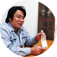 菊水酒造株式会社　代表取締役　春田和城氏<br>1999年、菊水酒造に入社。社内システム開発を担当し、その後、システムを通じた社内業務全般の管理を行う。楽しんでもらえるお酒作りをコンセプトに、様々な商品の製造開発を行い、2016年、代表取締役に就任。