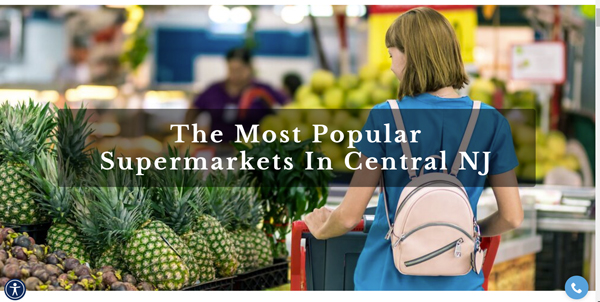 Weinigerのホームページにあるニュージャージー州のスーパーマーケットを紹介する記事