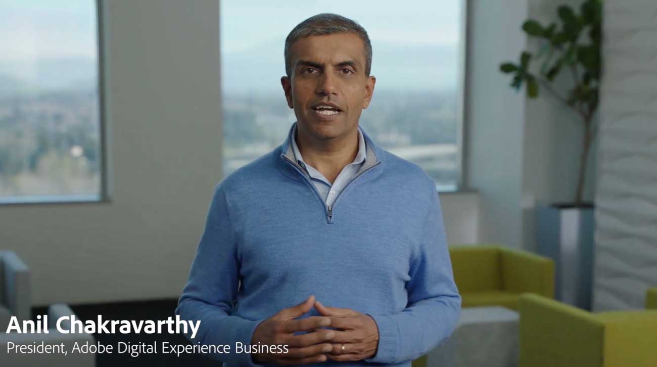 Adobeのデジタルエクスペリエンス事業部門担当プレジデントのAnil Chakravarthy氏