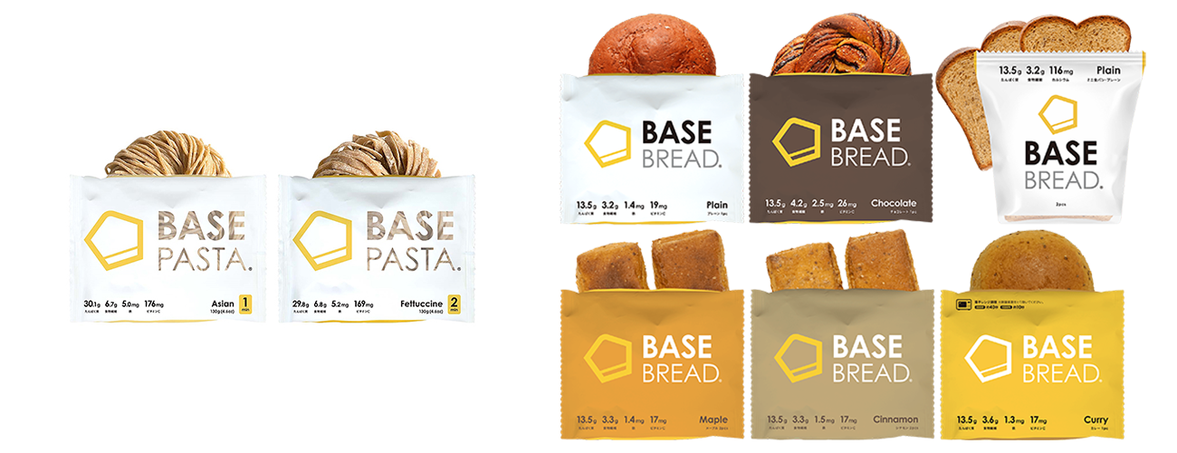 BASE PASTAとBASE BREADの写真