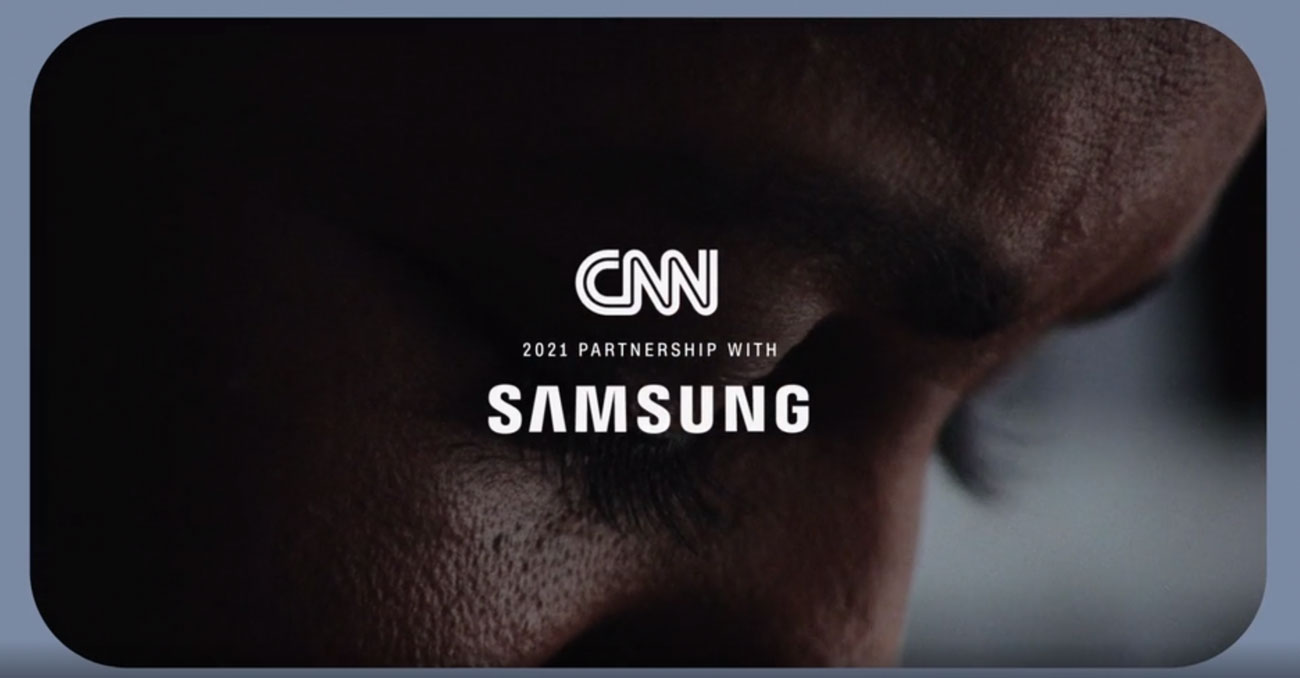 Samsungのキャンペーン動画はCNNケーススタディのページで閲覧できます
