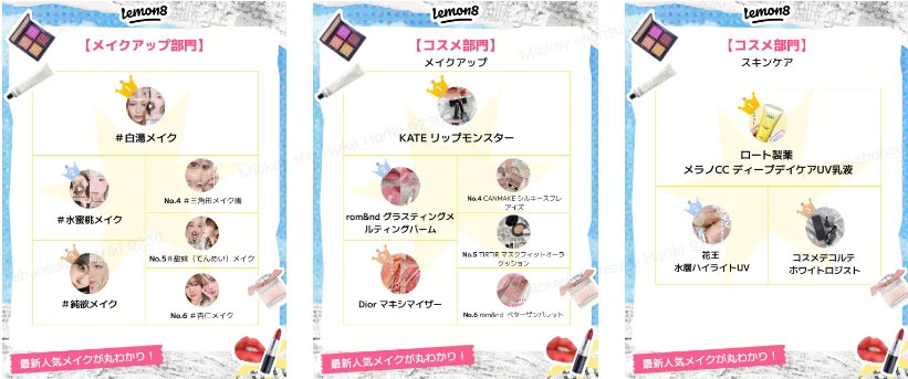 「2023上半期ビューティートレンド」を発表したByteDanceプレスリリースより
