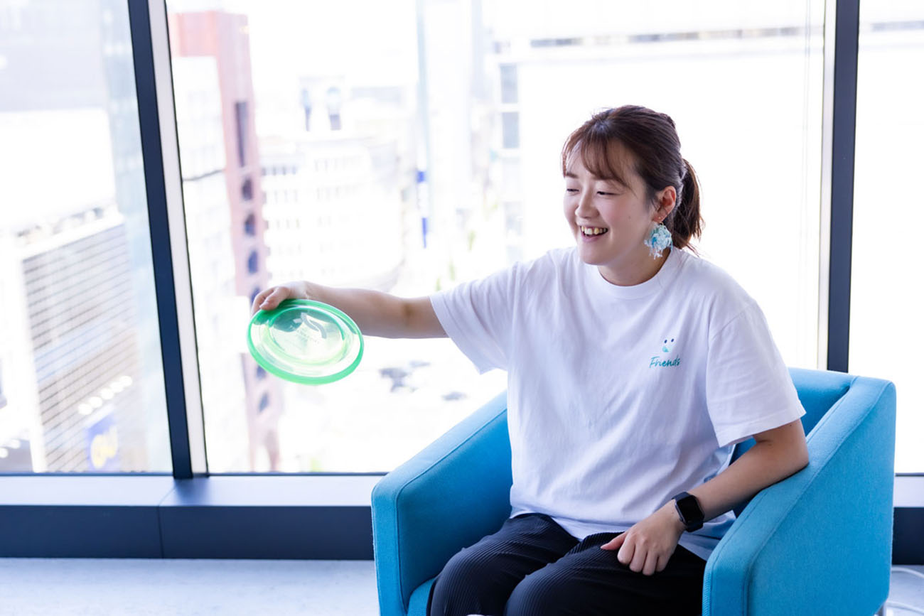 KARTE Friends THANKS DAYで配布されたグッズの一つ、フリスビー