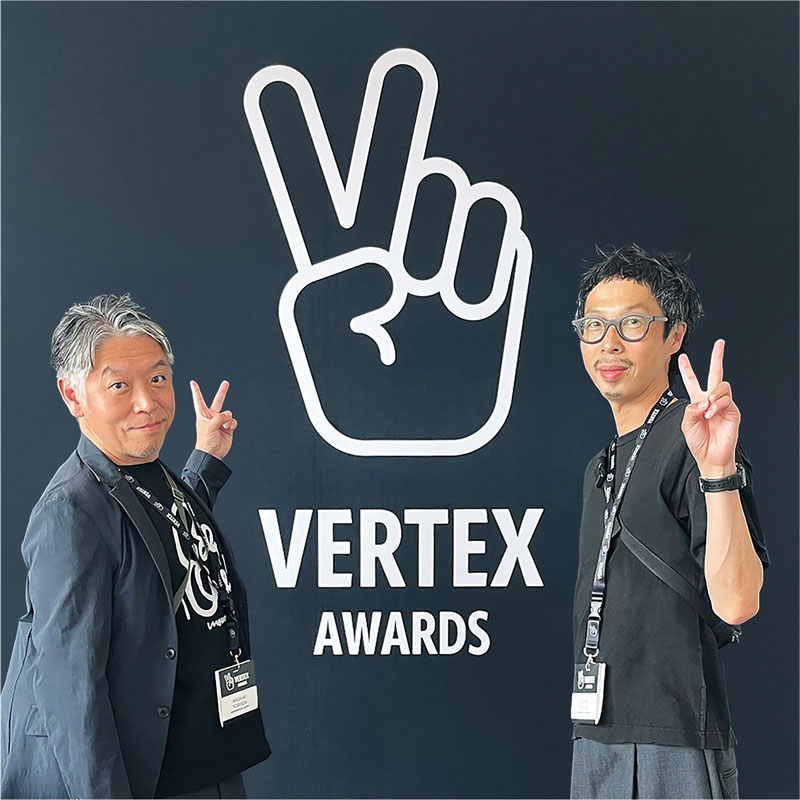 「VERTEX AWARDS 2024」の授賞式にて。