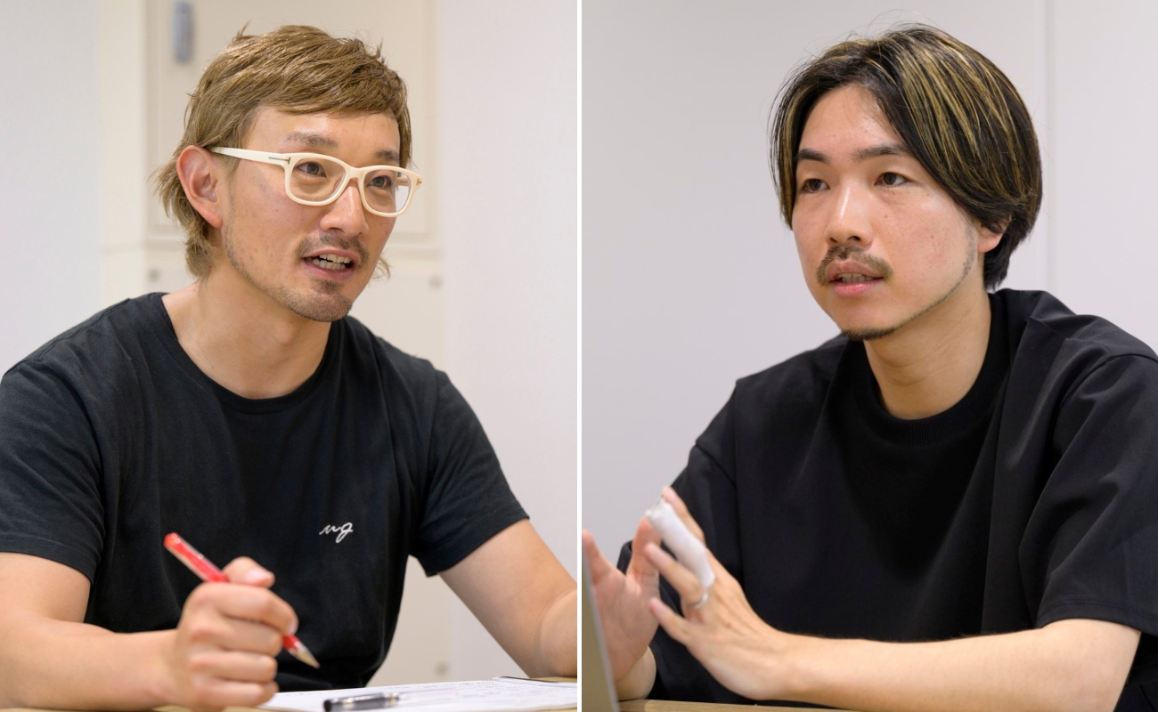 【写真左】ホワイトグラッシーズ 代表取締役CEO 野崎大輔氏 【写真右】株式会社トリビュー マーケティング部 部長 木下翔太氏