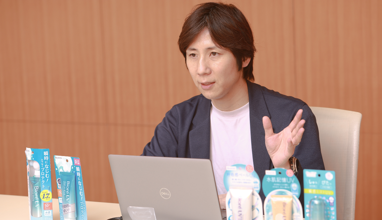 花王株式会社 スキンケア事業部 ブランドマネジャー 小林 達郎氏