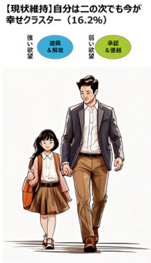 自分は二の次でも今が幸せクラスター