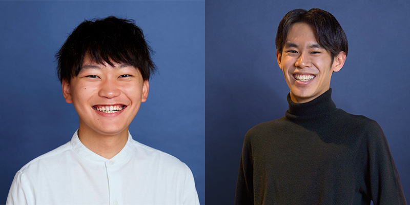 【左】Creative Planner 村上恭理大学・大学院でUXデザインを専攻したのち、新卒1期生としてDroga5 Tokyoにジョイン。 AIをはじめとするテクノロジーを起点とした体験企画を得意とし、ブランド戦略からクリエイティブ開発、広報戦略まで、企業の変革を多角的に支援している【右】Brand Strategist / Creative Planner　橋本世央 日本とデンマークで国際経営を学んだのち、新卒1期生としてDroga5 Tokyoにジョイン。グローバルな視点を活かし、外資系企業のローカルキャンペーン企画から日系企業のグローバルブランド戦略立案まで広く伴走。戦略からクリエイティブまで一気通貫での提案に強みを持つ