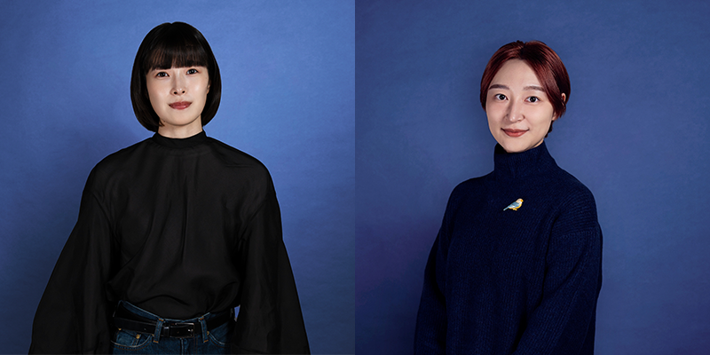 【左】Designer 竹馬渚多摩美術大学グラフィックデザイン学科卒業後、多摩美術大学大学院 大貫卓也教授に師事。 卒業後、広告会社でプロデューサーとしてキャリアをスタート。 広告を中心に、ブランディングやフィルム、展示/空間設計、WEB制作など、幅広い業務に従事。2024年よりDroga5 Tokyoにデザイナーとしてジョイン【右】Creative Planner / Designer Tang Yuwei中国出身。London College of Communicationにて、Graphic Media Designの学士号およびGraphic Branding and Identityの修士号を取得。在学中は、ブランディングやARポスター、エディトリアルなど、人間中心の視点から分野横断的なデザイン制作にも取り組んできた。2024年にDroga5 Tokyoにジョイン。多文化的な背景を活かし、国際的なチームと共に、グローバルブランドのクリエイティブ開発に携わる