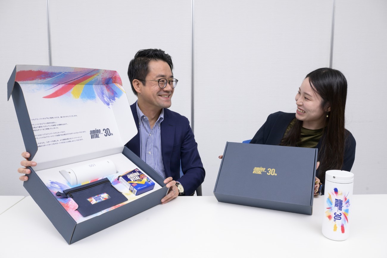味の素、アミノバイタル30周年企画の担当者