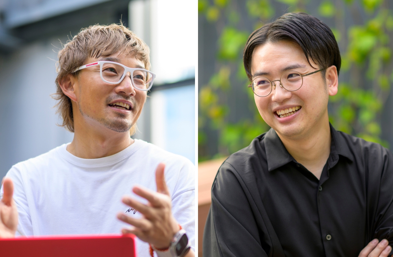 【写真左】ホワイトグラッシーズ　代表取締役CEO　野崎大輔氏 【写真右】株式会社トリビュー　マーケティング部 部長　木下翔太氏