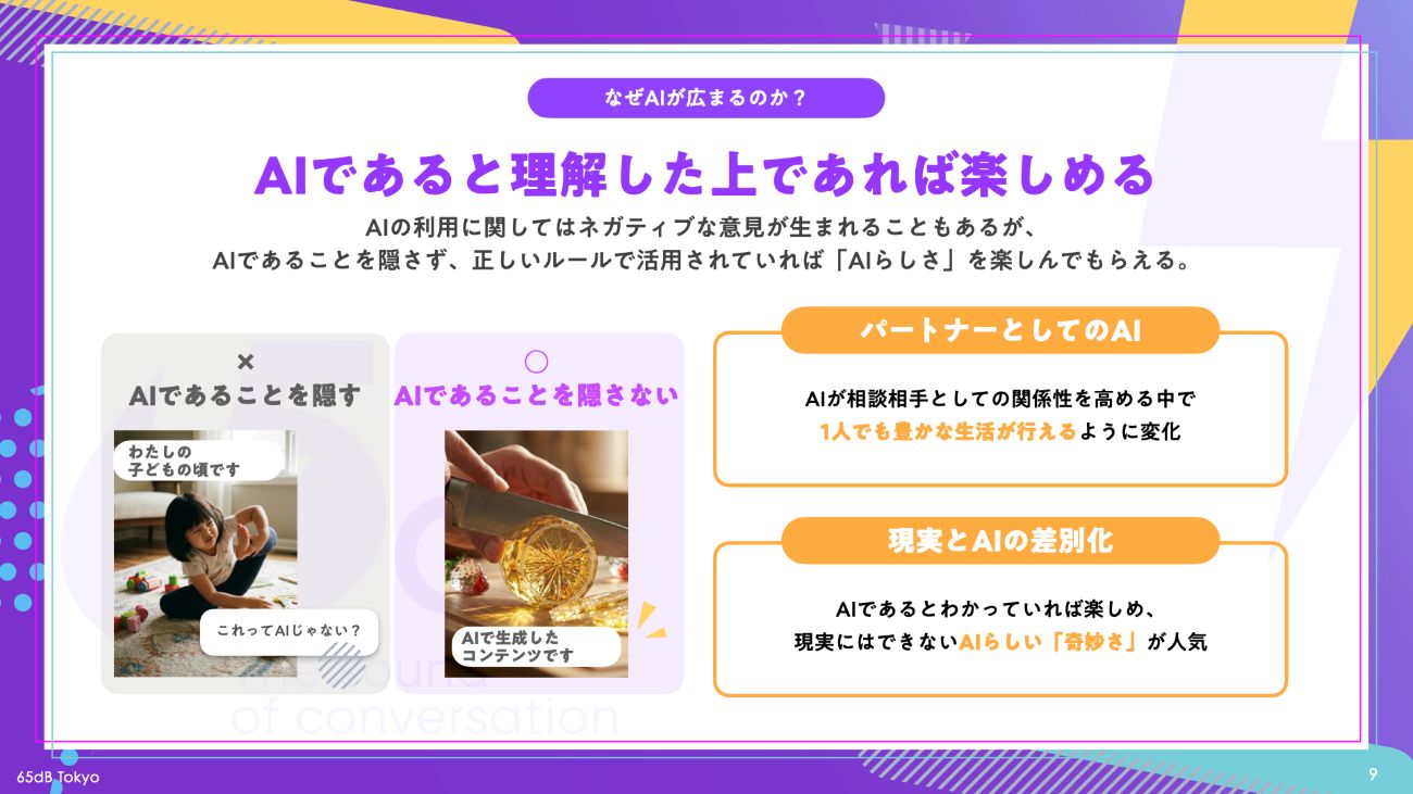 【図7】AIらしさを楽しむ