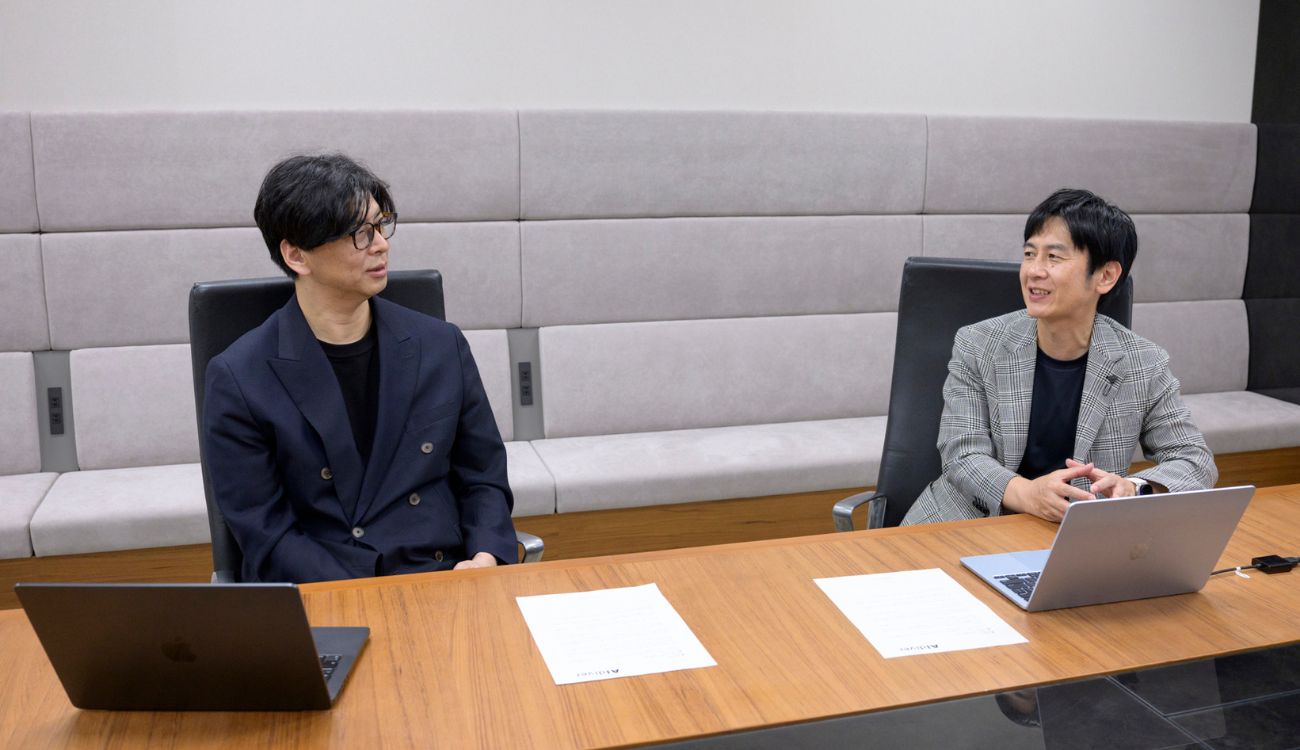 写真左からAIX partner代表取締役／AIdiver特命副編集長 野口竜司氏、Hakuhodo DY ONE 常務執行役員 柴山大氏