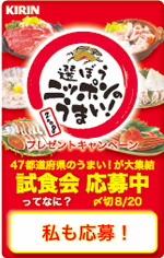 提供元:麒麟麦酒株式会社 特徴:ブログパーツを通じたブロガーサンプリングの実施