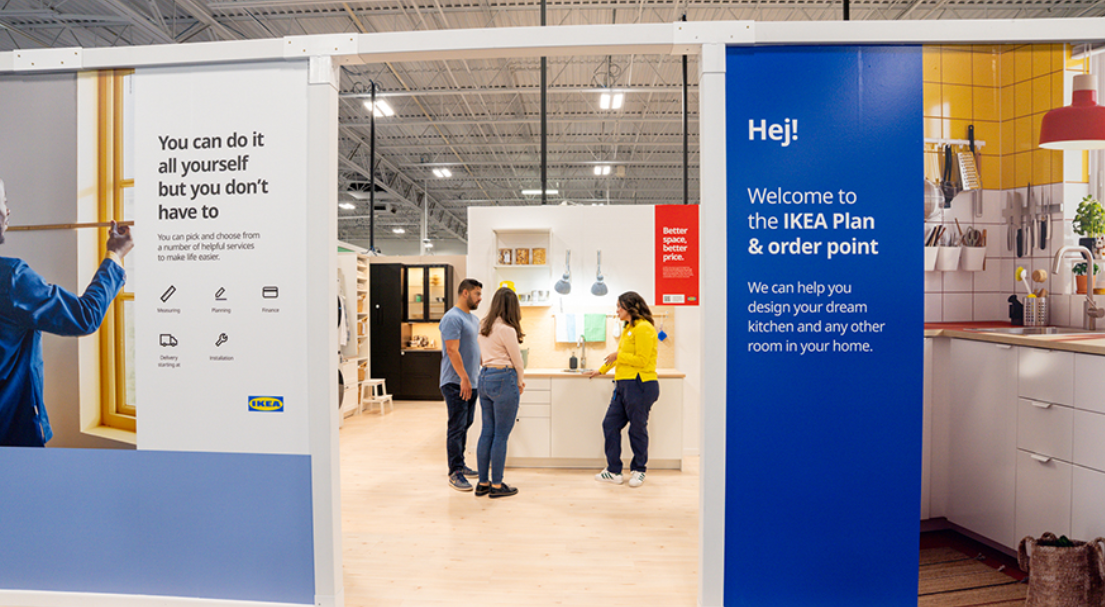 Best Buy店舗におけるIKEAの空間ジャックの様子（IKEA公式サイト）