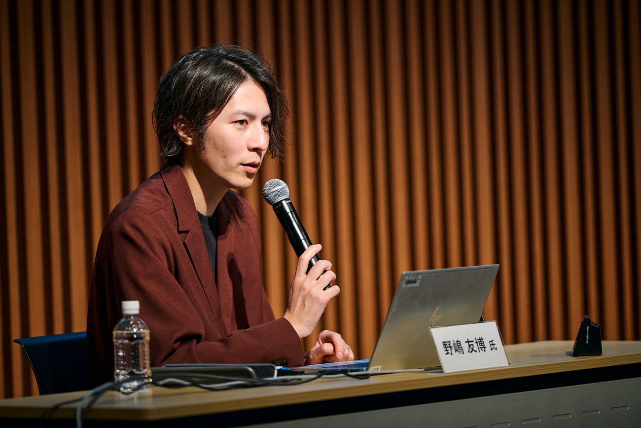 パネルディスカッションでモデレートを務めたオプト野嶋さん