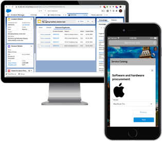 Service Management（ITSMアプリケーション）画面例