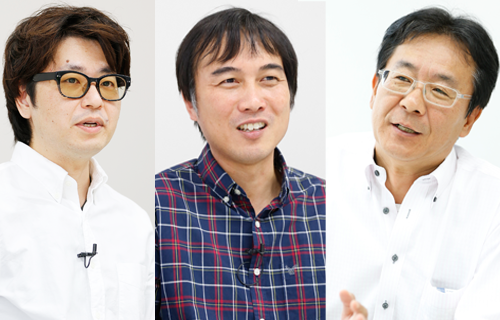 右から、株式会社ディノス・セシール 特販部 WEB通販ユニット ユニットマネージャー 蓼沼透氏、同ユニット チーフ 元谷恒氏、マーケティング部 稲土暁史氏