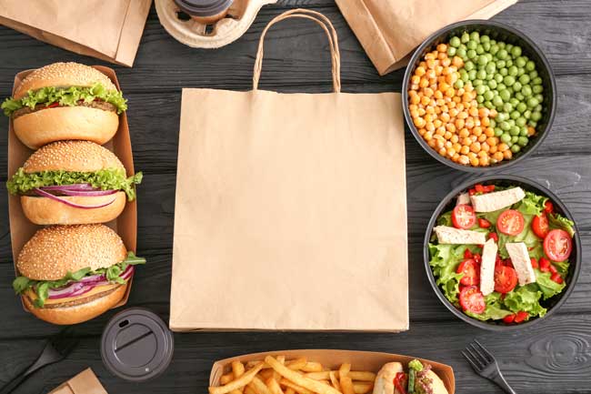 take out foods
