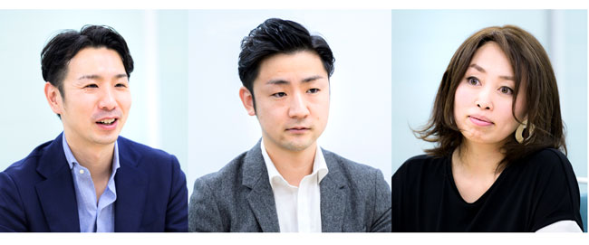 バリューコマース株式会社 執行役員／アフィリエイト事業統括／アフィリエイト本部長 伊藤孝司氏バリューコマース株式会社 アフィリエイト本部 コンサルティング1部 部長 土橋崇之氏バリューコマース株式会社 サービスプランニング本部 企画1部 蓑田瞳氏