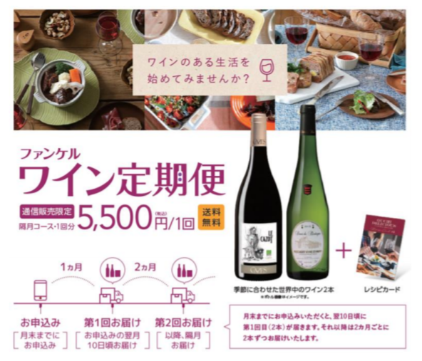 「ファンケル ワイン定期便」概要