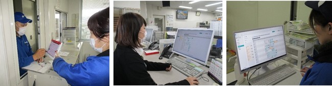 シモハナ物流でのMOVO Berth利用の様子