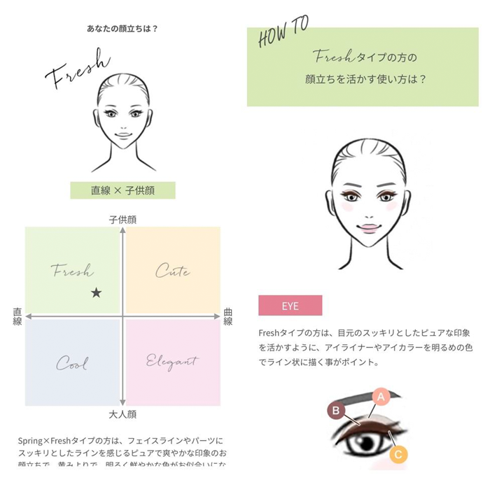 顔立ちタイプ診断