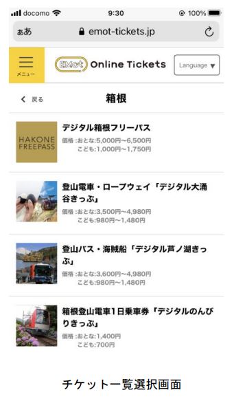 EMotオンラインチケット イメージ
