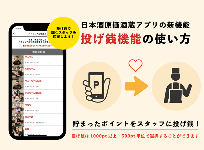 投げ銭機能