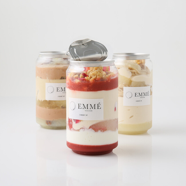 表参道の人気スイーツ店 EMME監修のケーキ缶 大サイズ330ml 3缶入