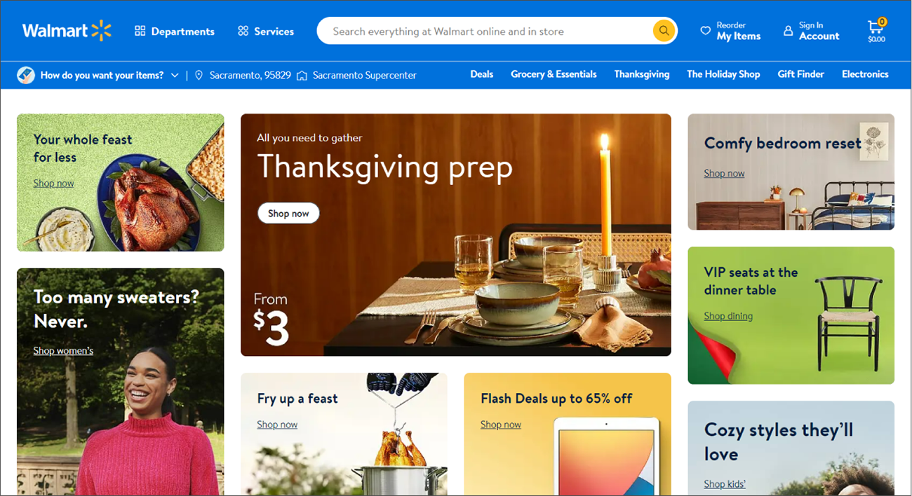 オンラインマーケットプレイス「Walmart」