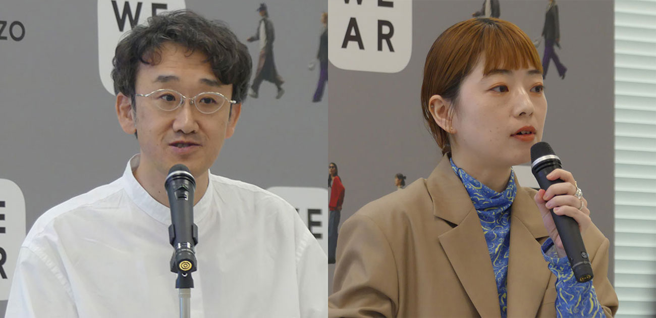 （左）株式会社ZOZO ブランドソリューション本部 本部長 風間昭男氏／（右）株式会社ZOZO ブランドソリューション本部 WEAR推進部 ディレクター 藤本真美氏