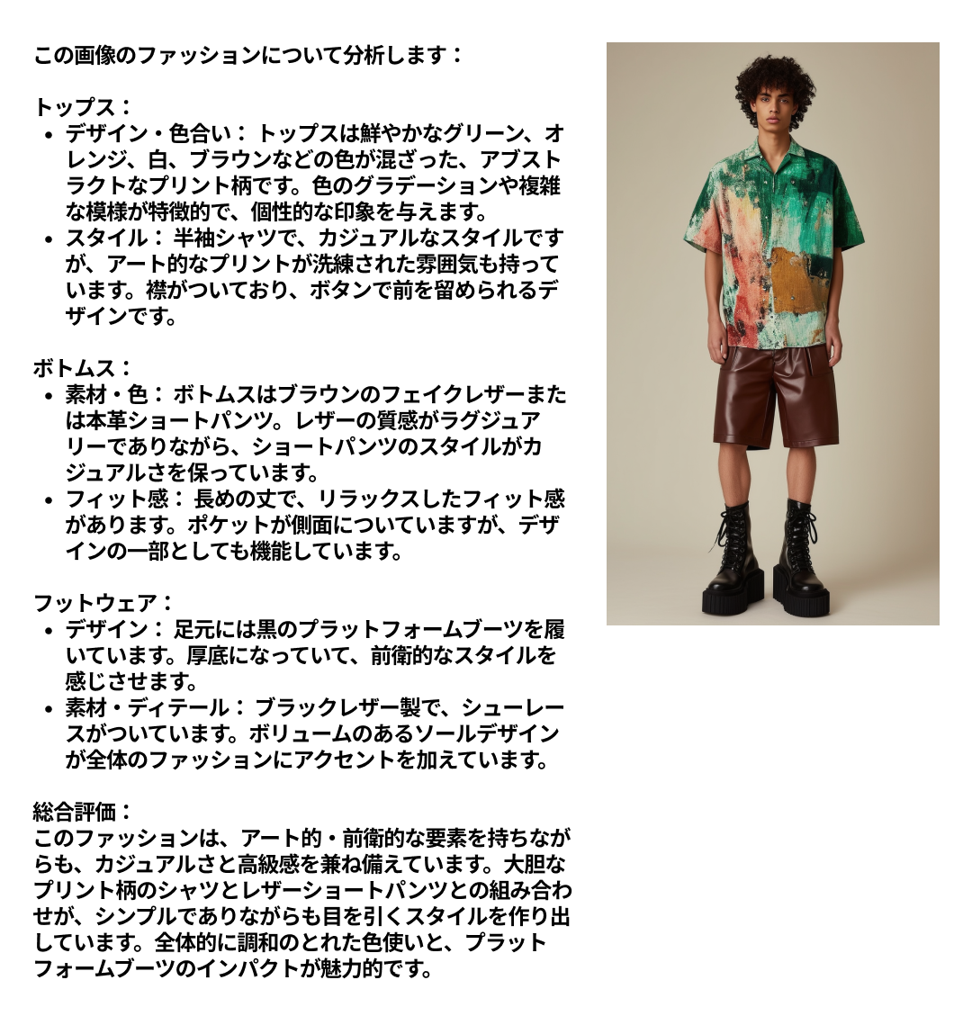 画像分析をMaison AIで行った結果