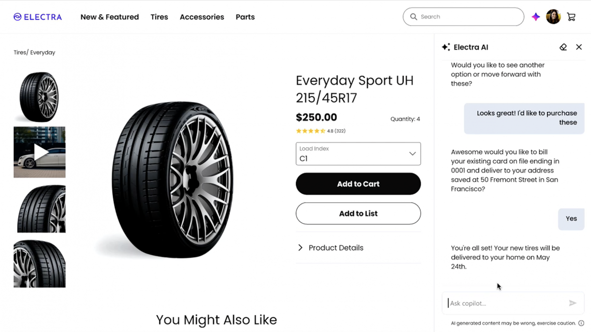 顧客データと対話型AIがサポートするデジタルストアフロント