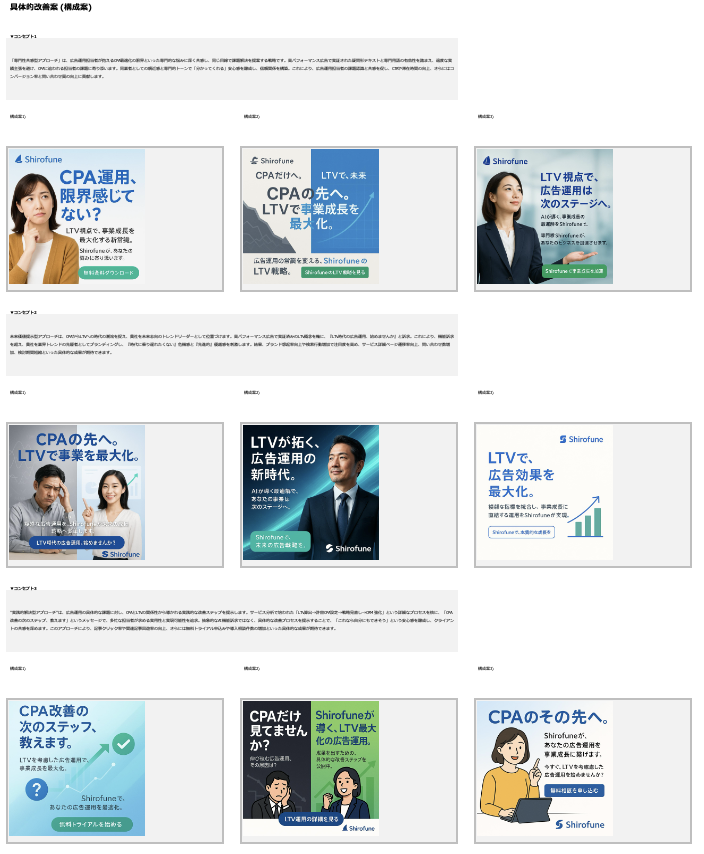 具体的改善案（構成案）