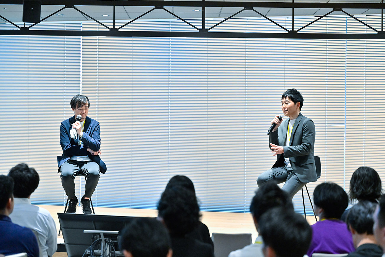 【左】山田ひさのり氏【右】服部氏