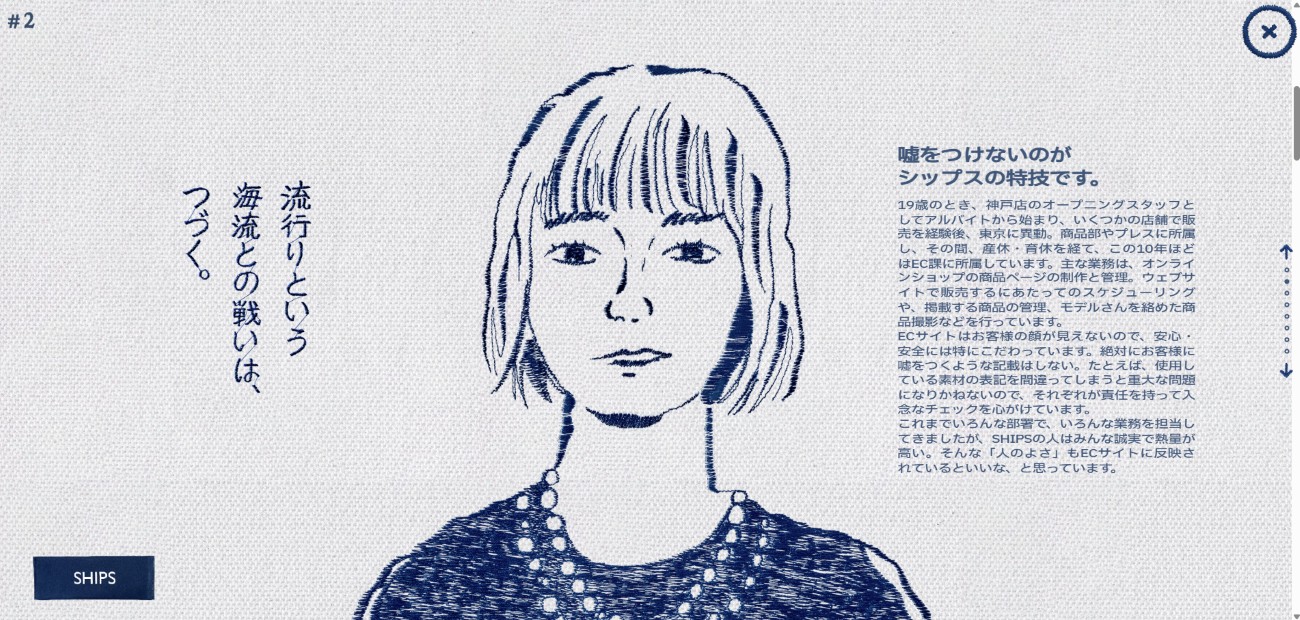 スタッフのビジュアル